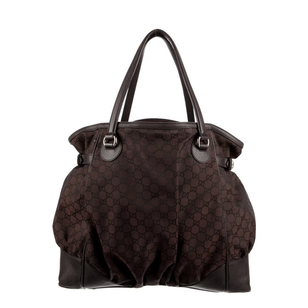 GUCCI GG Nylon Full Moon Tote